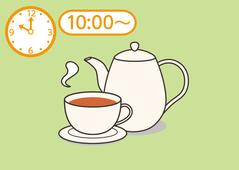 健康チェック・ウェルカムドリンク